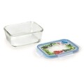 Téglalap alakú rakott fedéllel, Snips, Lock, 0,8 L, üveg