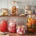 Tárolótartály fedéllel, Kilner, Oliver, 0,5 L, üveg, átlátszó