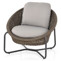 Sun Fotel, L.89 l.85 H.76 cm, alumínium, antracit/szürke