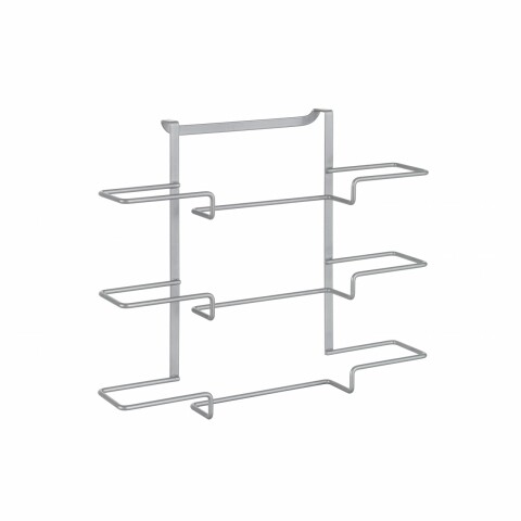Galileo törölközőtartó, Metaltex, 36 cm, rozsdamentes acél / Polytherm huzat, ezüst