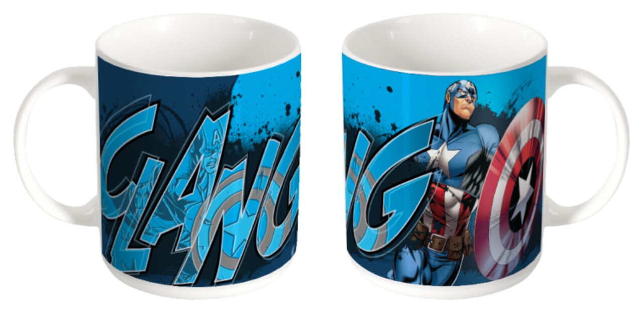 America Avengers Bögre, Marvel, 320 Ml, Porcelán