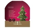 Világos fa dekoráció, Lumineo, 20 LED, zöld