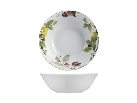 Boss tál, H&H, 13x4 cm, porcelán, tarka