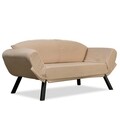 Genzo Kihúzható kanapé, Futon, 2 személyes, 177x81x87 cm, fém, krémszín