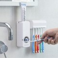Fogkrém adagoló készlet és fogkefetartó InnovaGoods, műanyag / szilikon