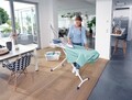 Vasalódeszka állvánnyal, Leifheit Air Board M Solid Plus, 38 x 120 cm, piros