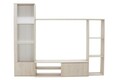 Blossom nappali bútor, Pakoworld, 220x32,4x177,5 cm, melamin forgácslap, sonoma light