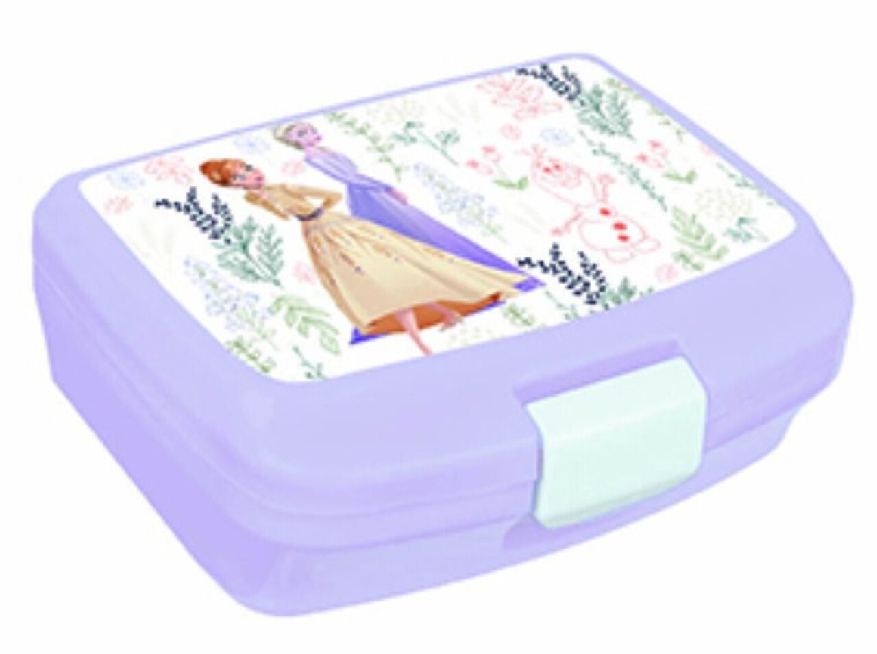 Herbal Frozen II Szendvics doboz, Disney, 17x12.2x6.5 cm, műanyag, fehér