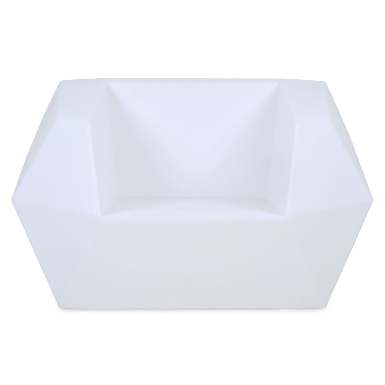 Maison nola fotel, l.120 l.100 h.71 cm, polipropilén, fehér