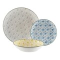 Rombos 18 darabos Étkészlet, Versa, porcelán, színes