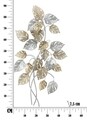 3D Leaf Fali dekoráció, Mauro Ferretti, 50x7.5x90.5 cm, vas