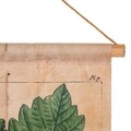 Hazelnut Leaf Fali dekoráció, Creaciones Meng, lenvászon/kínai fenyőfa, 44x73 cm