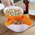 InnovaGoods  Tál Snack 2 az 1-ben Snack Bowl, 20 x 8 cm, polikarbonát