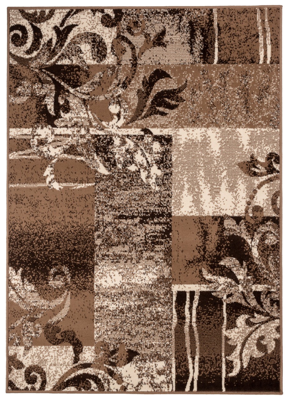 Cratombus Szőnyeg, Decorino, 160x230 cm, polipropilén, barna/szürke