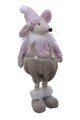 Mouse in pants Dekoráció, Decoris, 13x7x26 cm, poliészter, többszínű