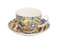 2 db-os csésze készlet teáslappal, Medicea, Brandani, 200 ml, porcelán