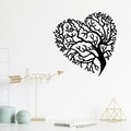 Heart Tree Fali dekoráció, Tanelorn, 70x70 cm, fém