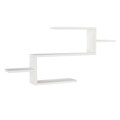 Twist Fali polc, Furny Home, 104x14.5x49.4 cm, fehér