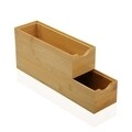 Versa Többfunckiós bambusz doboz, 23x7.8x6.4 cm