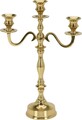 Clasic gold Gyertyatartó, H39 cm, alumínium, aranyszín