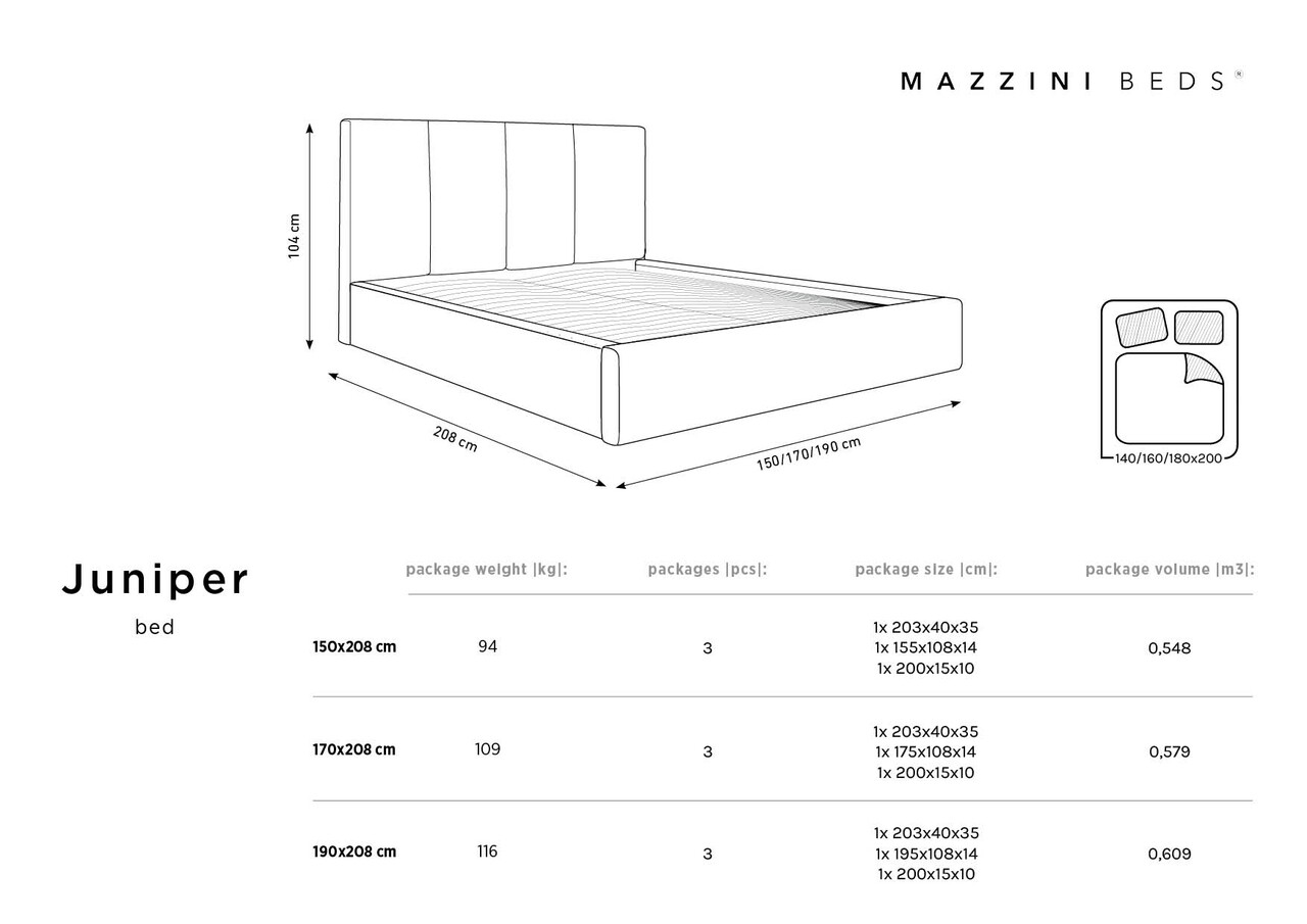 Mazzini Sofas Kárpitozott ágy összecsukható ágyráccsal és Tárolóládával, 208x150x104 Cm, Bársony, Kék