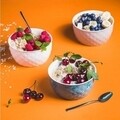 Glamour Bowl, Ambition, 13,5 cm, porcelán, fehér