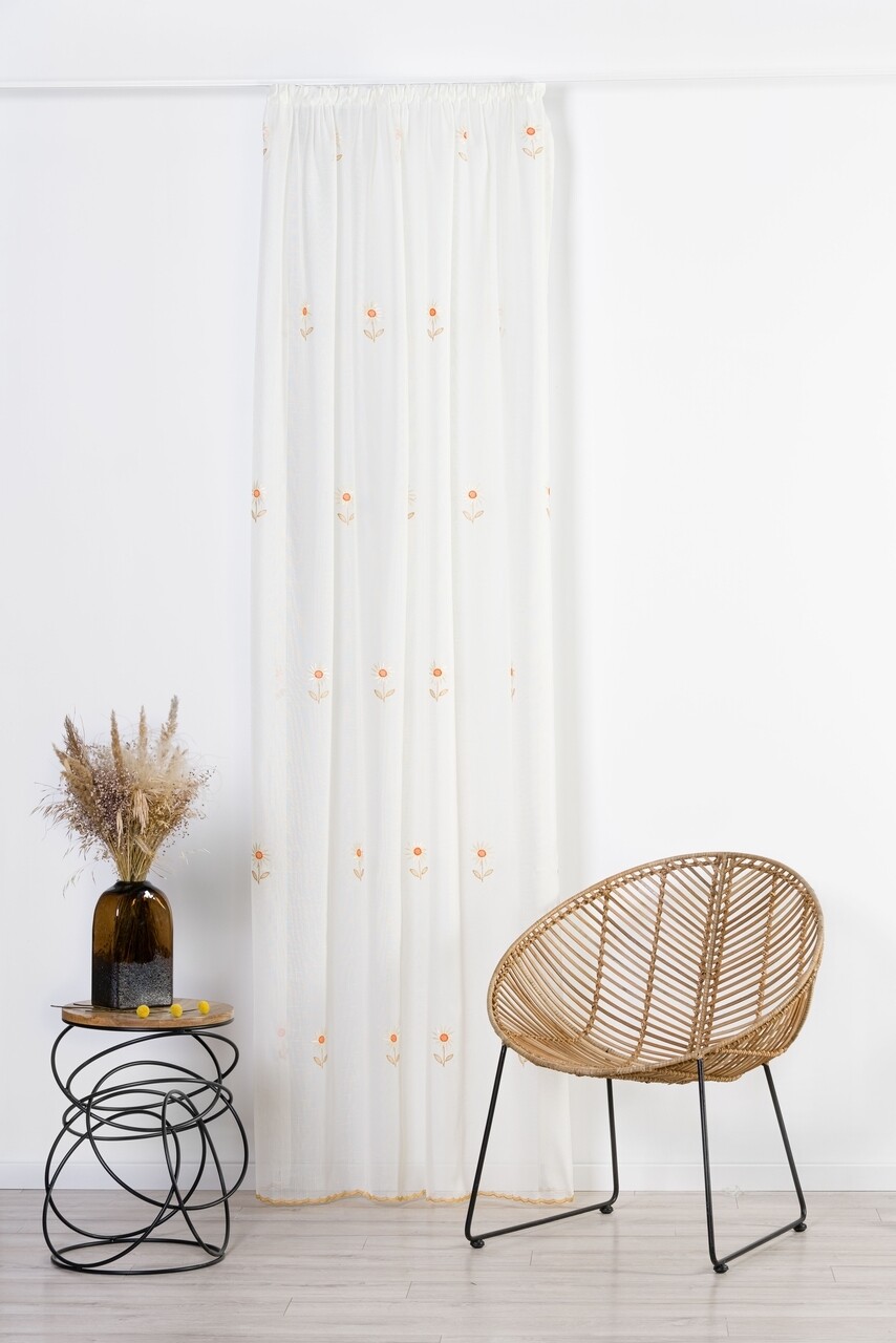 Mendola Interior Függöny, Noah, 140x245 cm, poliészter, aranyszín