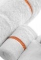 Női fürdőruha, 4 db, 100% bio pamut, White/Coral
