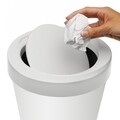 Szemeteskuka Digna, Versa, 9 L, Ø25x33 cm, polipropilén, fehér