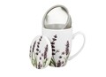 DUO Bögre szűrővel, 420 ml, porcelán, sokszínű