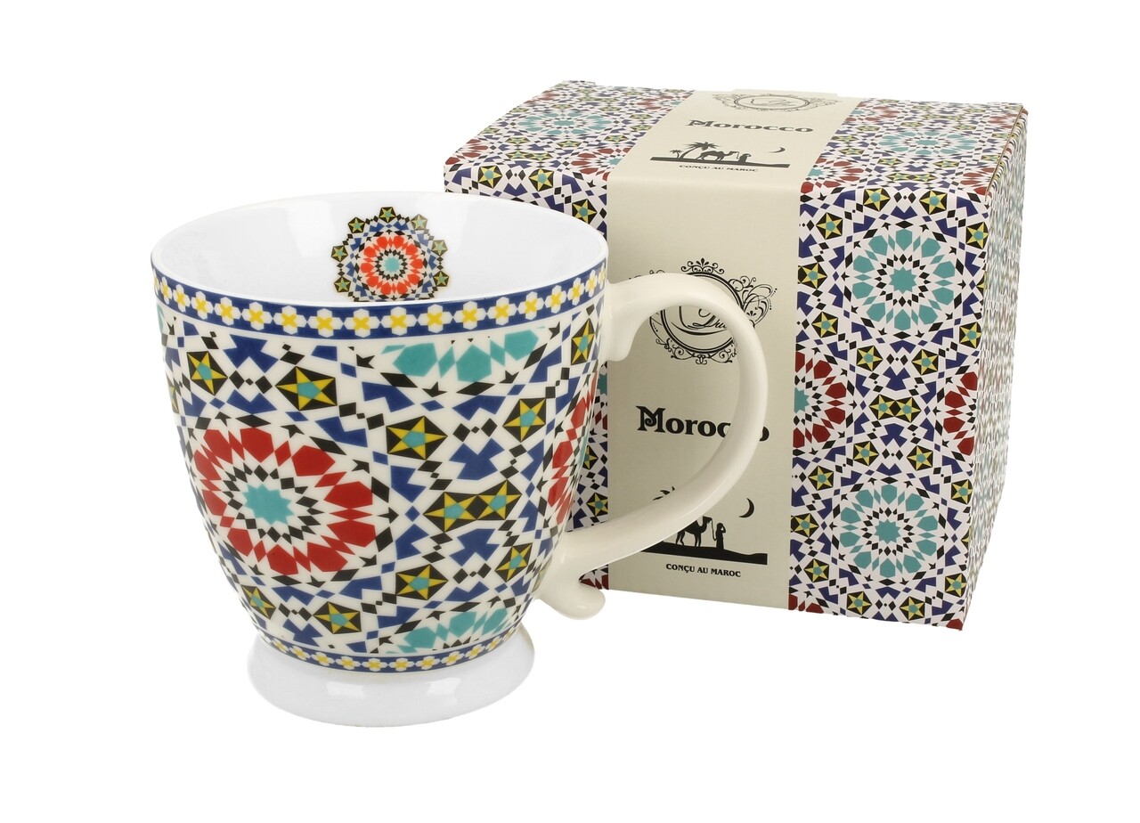 Csésze, DUO, Marokkó, 480 Ml, Porcelán, Többszínű