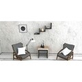 Mist Fali polc, Puqa Design, 90x19,6x60 cm, antracit szürke