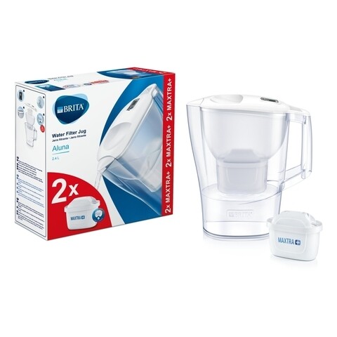 Cana filtranta BRITA Aluna 2,4 L + 2 filtre Maxtra+ (white)