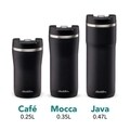 Termos inox Cafe Thermavac, 250 ml, Lava Black - Aladdin