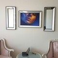 Neostill Kép és 2 db dísz tükör, edzett üveg, 50 x 70 cm/30 x 70 cm