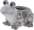 Frog Virágcserép 33,5x28,5x23 cm, magnézium oxid, szürke / barna