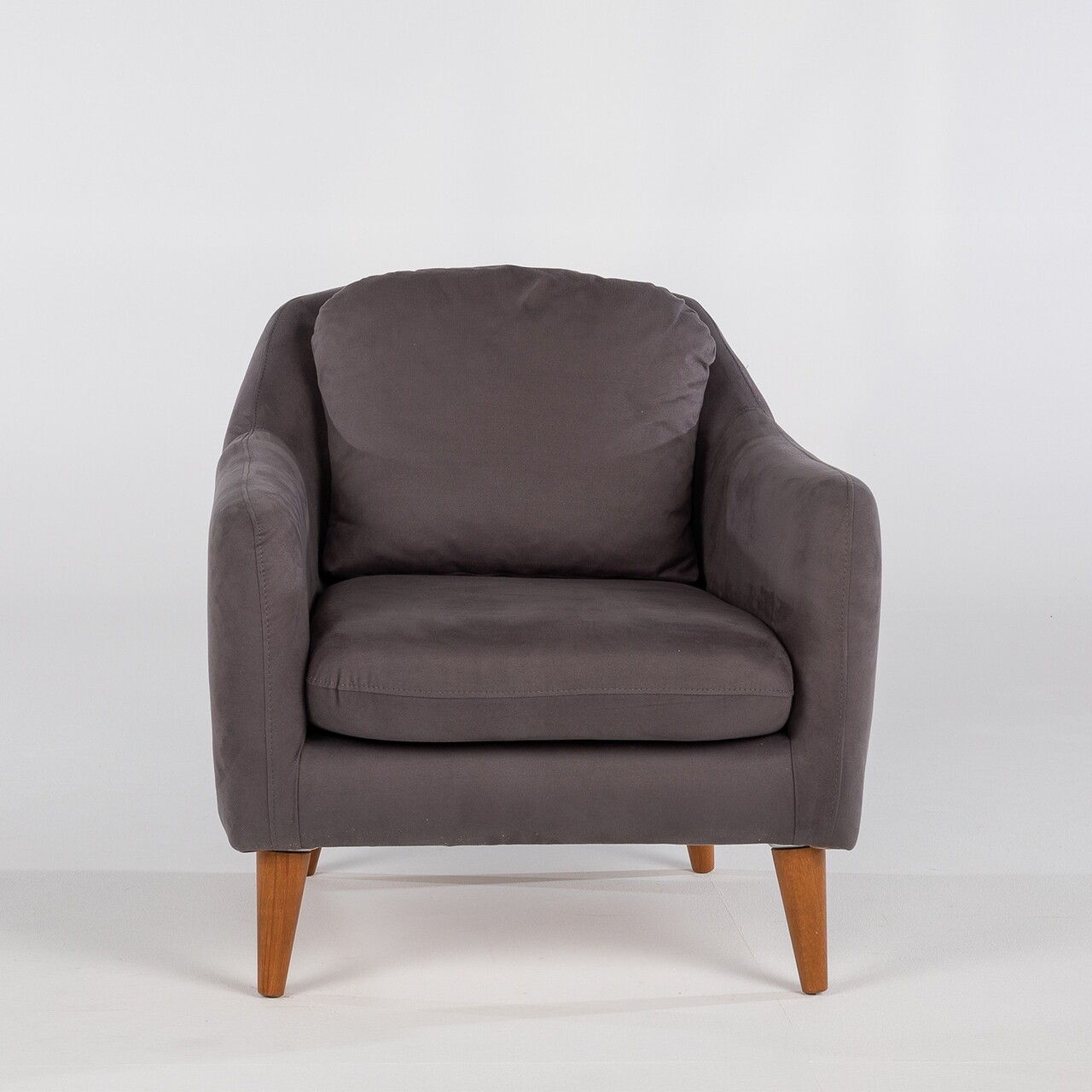 Soli Berjer Fotel, Unique Design, 71x77x84 cm, erdeifenyő/textil, antracitszürke