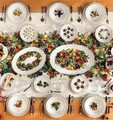 Le Primizie 18 darabos Étkészlet, Brandani, porcelán