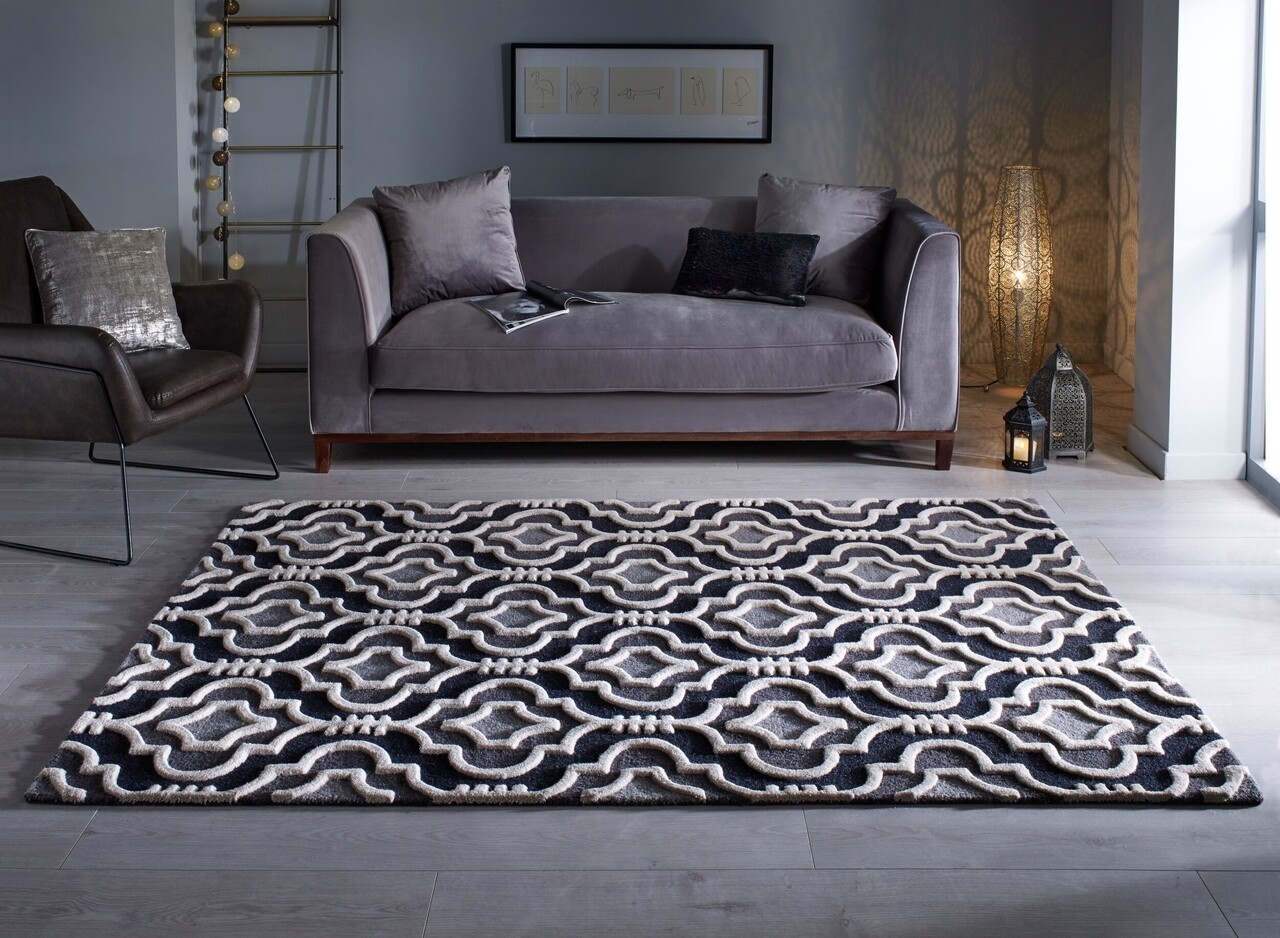 Amira Grey Sz nyeg Flair Rugs 120 X 170 Cm Pamut Sz rke Mezoni hu