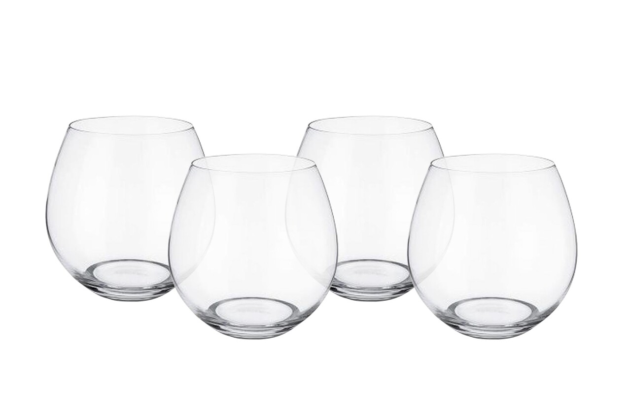 4 db Tumbler 1 pohár készlet, Villeroy & Boch, Entree, 570 ml, kristályüveg