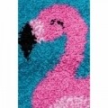 Play Days Flamingo rózsaszín / kék szőnyeg, 100% poliészter, 80x120 cm, többszínű