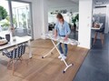 Vasalódeszka állvánnyal, Leifheit Air Board M Solid Plus, 38 x 120 cm, piros