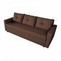 Firenze Kihúzható kanapé Lux Dark Chocolate 218x85x85 cm + tárolóládával, barna