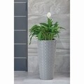 Makata Slim maszk 30x58 cm, belső Virágcserép, fehér