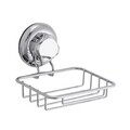 Bestlock szappantartó, Tömörítő, 12,8x13,2x10 cm, króm / ABS / műanyag (TPU), ezüst