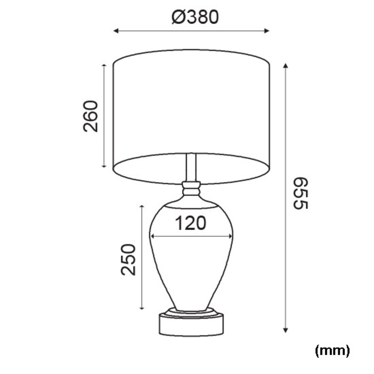 Veioza Aca Lighting, Modern Bamboo, E27, 60W