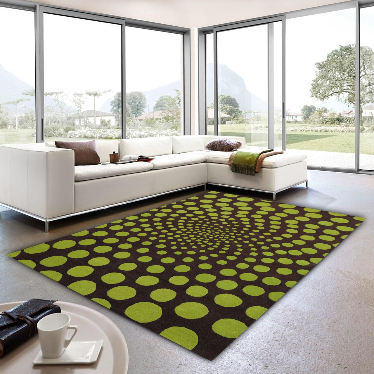 Sage bedora szőnyeg, 200x300 cm, 100% gyapjú, színes, kézzel megmunkált