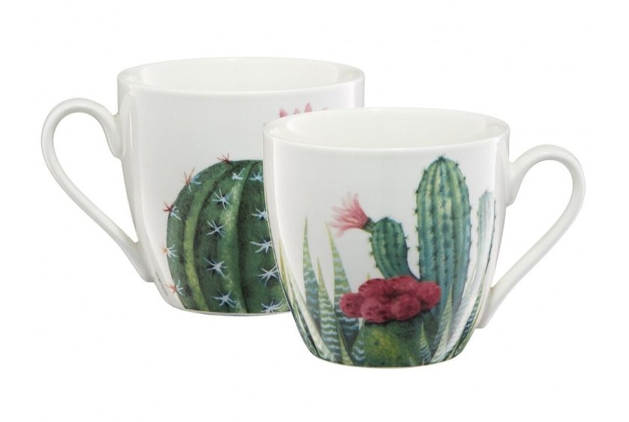 Cactus Aloes Bögre, Ambition, 510 ml, porcelán, színes