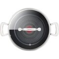 Mély serpenyő fedéllel, Tefal, korlátlan, 26 cm Ø, alumínium / titán / üveg