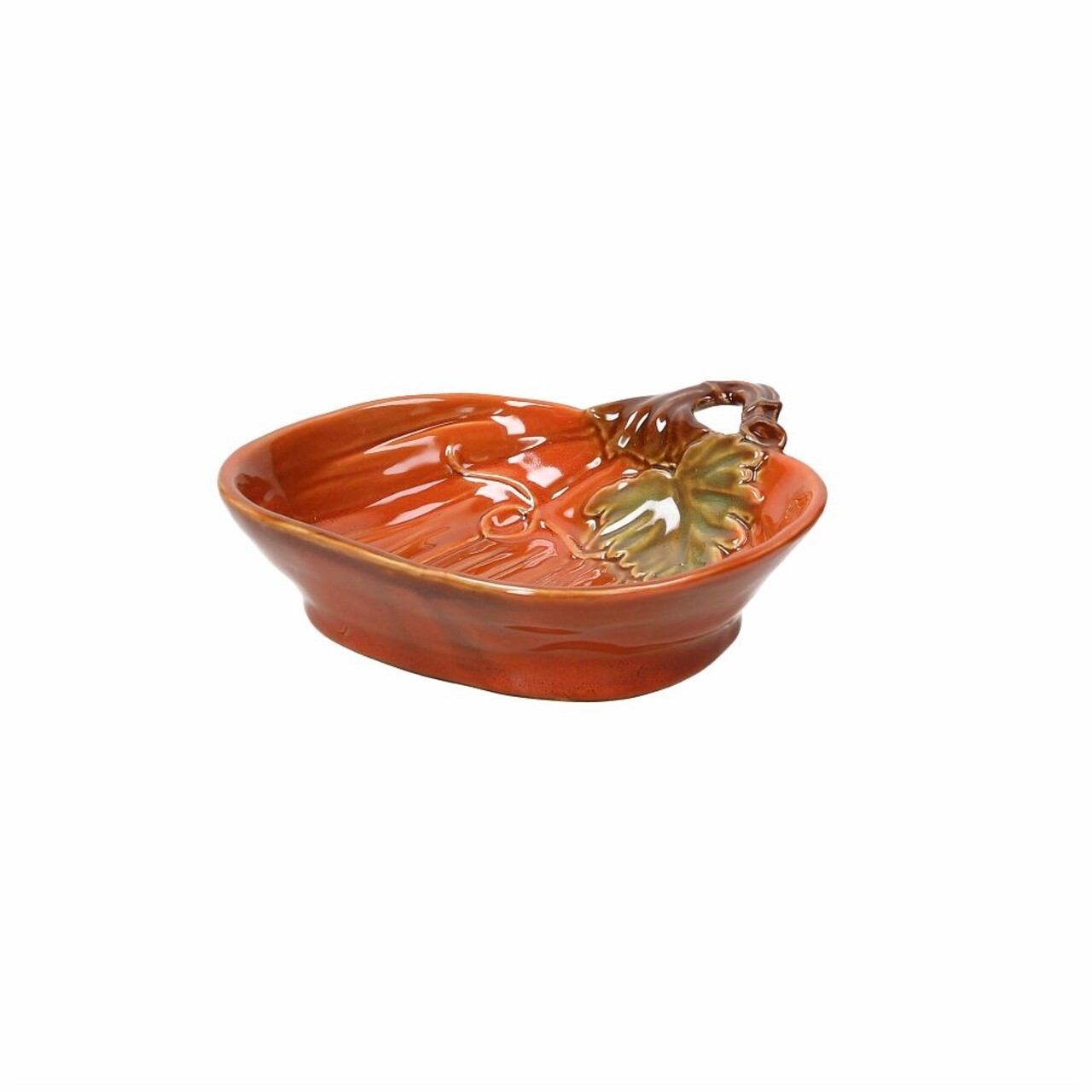 Kis tálalótál, Tognana, Zucca, 19 x 19 cm, porcelán, narancs